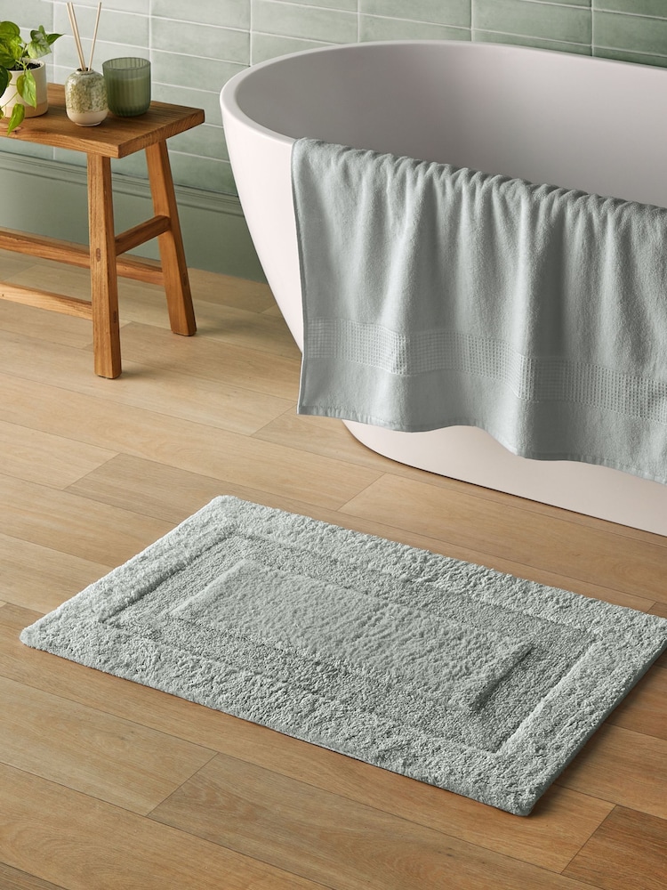 Silentnight Grey Luxury Supersoft Bath Mat - Image 1 of 6
