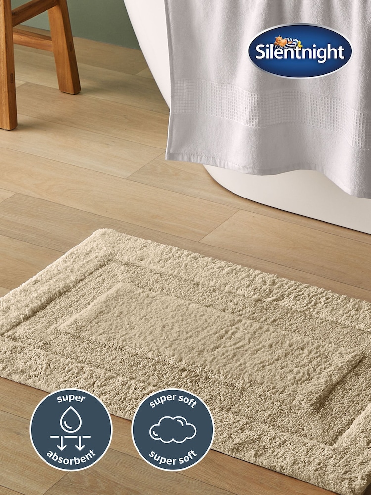 Silentnight Natural Luxury Supersoft Bath Mat - Image 2 of 6