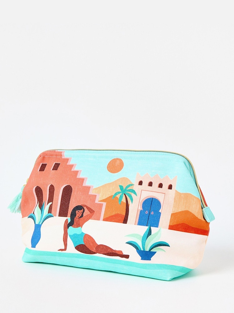 Oliver Bonas Multi Sunny Days Cosmetics Bag - Image 2 of 5