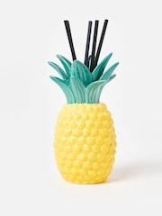 Oliver Bonas Yellow Pineapple Ceramic Reed Diffuser - Image 1 of 4