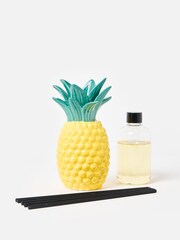 Oliver Bonas Yellow Pineapple Ceramic Reed Diffuser - Image 3 of 4
