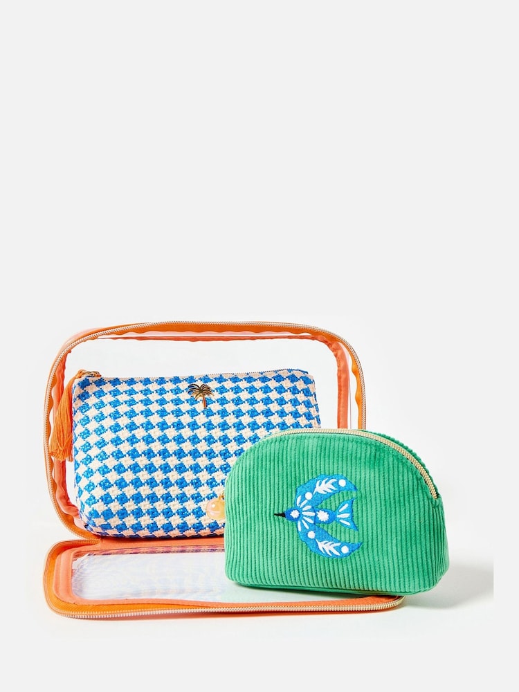 Oliver Bonas Set of 3 Multi Bird Cosmetics Bags - Image 6 of 6 Oliver Bonas Set of 3 Multi Bird Cosmetics Bags - Image 6 of 6