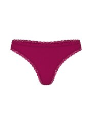 Victoria's Secret Fresh Jam Purple Thong Cotton Lace Waist Knickers - Image 3 of 3