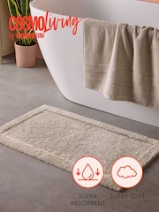 Cosmo Living Natural Supersoft Bath Mat - 50 x 80cm - Image 2 of 6