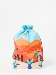 Oliver Bonas Multi Large Sunny Days Laundry Bag - Image 1 of 6