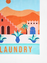 Oliver Bonas Multi Large Sunny Days Laundry Bag - Image 6 of 6