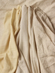 Avery Row Set of 3 Wild Chamomile Muslin Squares - Image 1 of 3