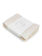 Avery Row Set of 3 Wild Chamomile Muslin Squares - Image 2 of 3