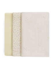 Avery Row Set of 3 Wild Chamomile Muslin Squares - Image 3 of 3