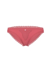 Victoria's Secret Seductive Rose Pink Lace Trim Bikini Knickers - Image 3 of 3