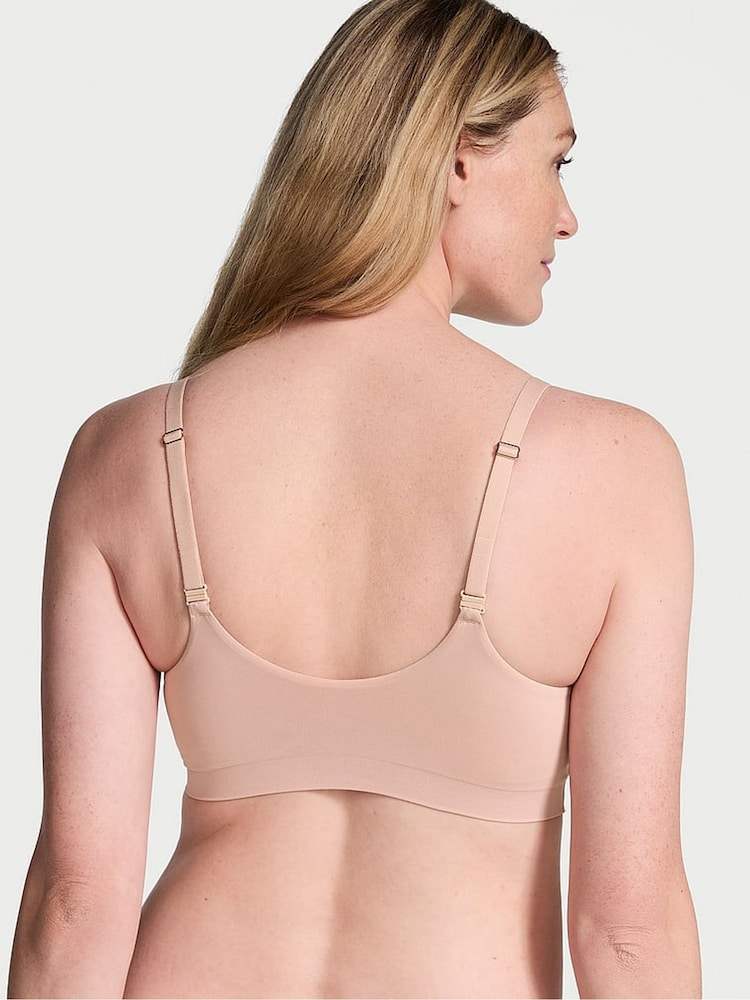 Victoria's Secret Macaron Nude Seamless Nursing Bra - Image 2 of 3