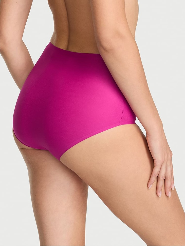 Victoria's Secret Allure Pink Brief Mid-Rise Knickers - Image 2 of 3 Victoria's Secret Allure Pink Brief Mid-Rise Knickers - Image 2 of 3