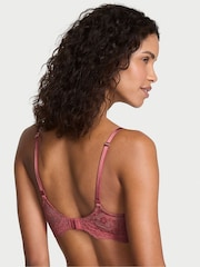 Victoria's Secret Seductive Rose Pink Unlined Balcony Lace Bra - Image 2 of 3
