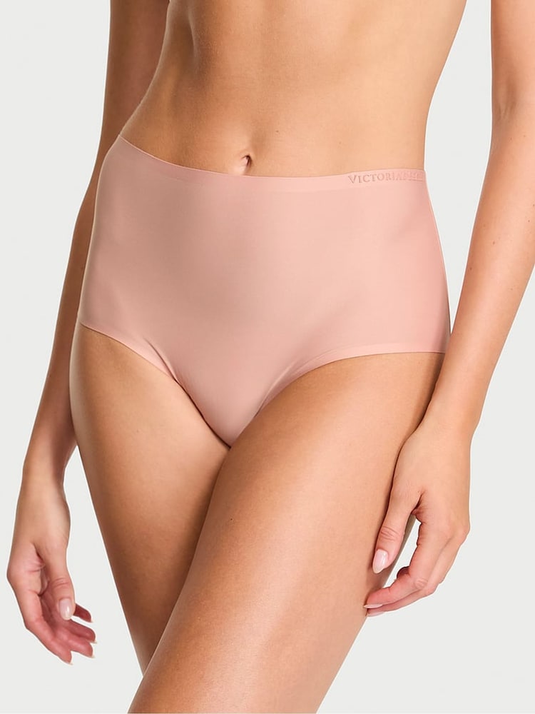 Victoria's Secret Macaron Nude Brief Mid-Rise Knickers - Image 1 of 2 Victoria's Secret Macaron Nude Brief Mid-Rise Knickers - Image 1 of 2