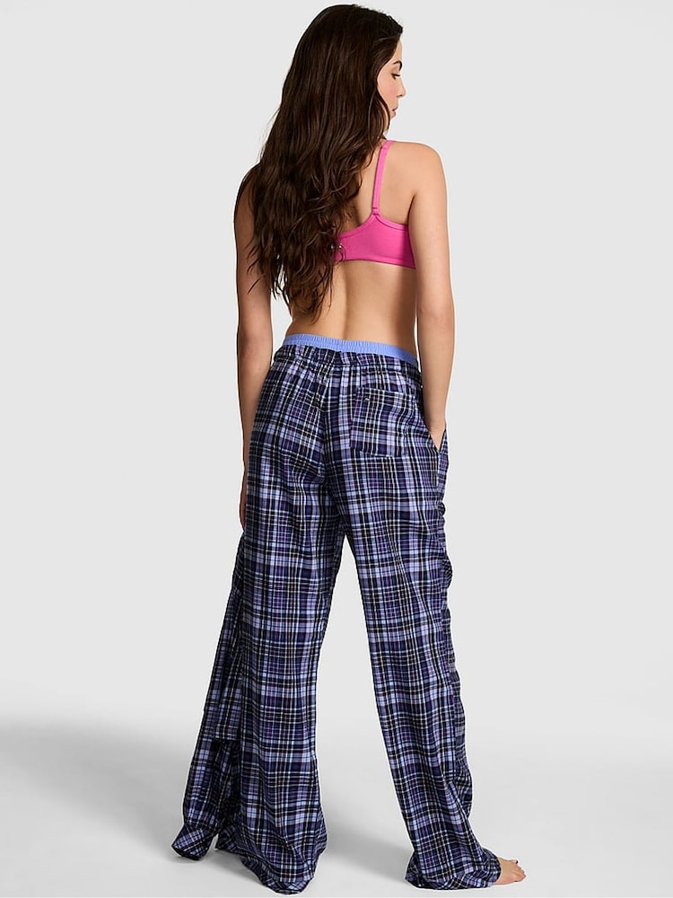Victoria's Secret PINK Noir Navy Blue Boyfriend Pyjama Bottoms - Image 2 of 3 Victoria's Secret PINK Noir Navy Blue Boyfriend Pyjama Bottoms - Image 2 of 3