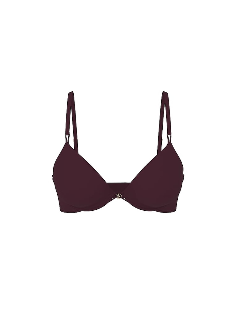 Victoria's Secret Winter Wine Red Add 2 Cups Push Up Bombshell Bra - Image 4 of 4 Victoria's Secret Winter Wine Red Add 2 Cups Push Up Bombshell Bra - Image 4 of 4