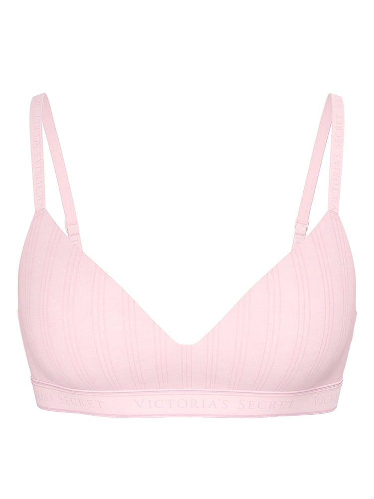 Victoria's Secret Pretty Blossom Pink Non Wired Lightly Lined Modal Bra - Image 3 of 3 Victoria's Secret Pretty Blossom Pink Non Wired Lightly Lined Modal Bra - Image 3 of 3