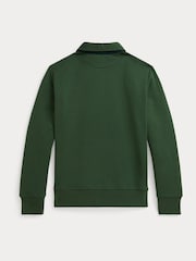 Polo Ralph Lauren Green Jersey Long Sleeve Polo Shirt - Image 2 of 2