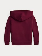 Rot - Polo Ralph Lauren Jersey Hoodie - Bild 2 von 2