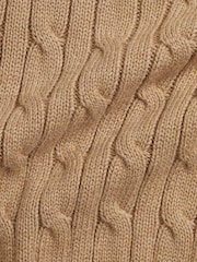 Polo Ralph Lauren Natural Baby Cable Knit Jumper - Image 3 of 3