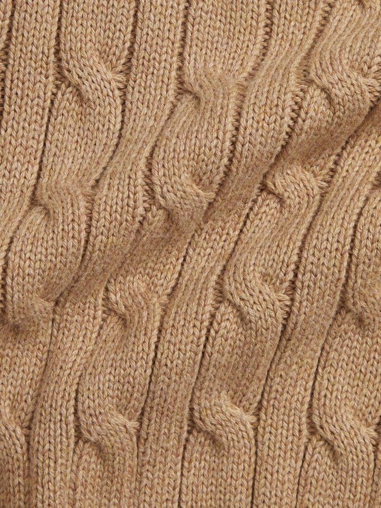 Polo Ralph Lauren Natural Baby Cable Knit Jumper - Image 3 of 3