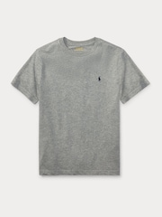 Polo Ralph Lauren Grey Cotton Jersey T-Shirt - Image 4 of 5