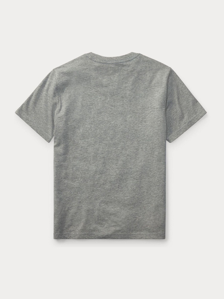 Polo Ralph Lauren Grey Cotton Jersey T-Shirt - Image 5 of 5