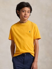 Naranja brillante - Polo Ralph Lauren Jersey Short Sleeve T-Shirt - Imagen 3 de 6