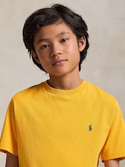Naranja brillante - Polo Ralph Lauren Jersey Short Sleeve T-Shirt - Imagen 5 de 6