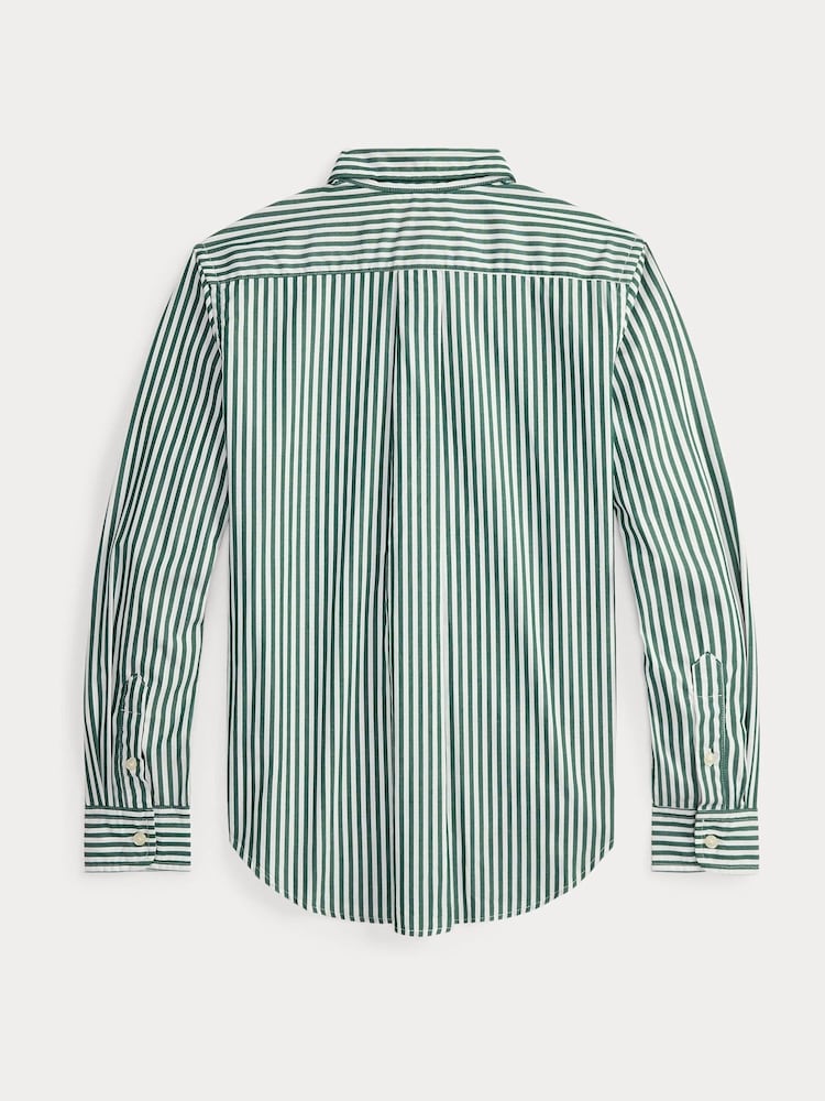 Polo Ralph Lauren Green Boys Stripe Shirt - Image 1 of 2