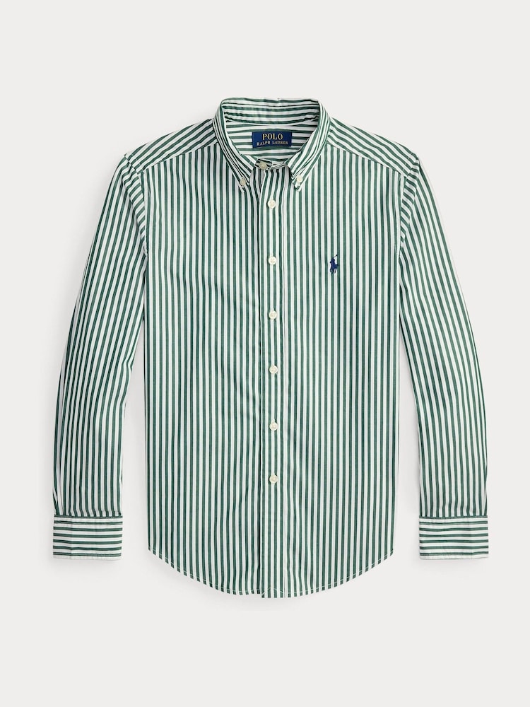 Polo Ralph Lauren Green Boys Stripe Shirt - Image 2 of 2
