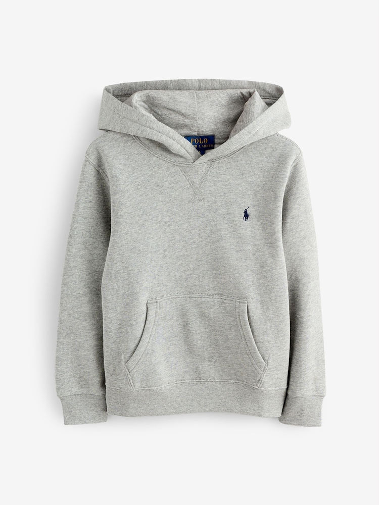 Polo Ralph Lauren Grey Boys Jersey Hoodie - Image 1 of 1 Polo Ralph Lauren Grey Boys Jersey Hoodie - Image 1 of 1