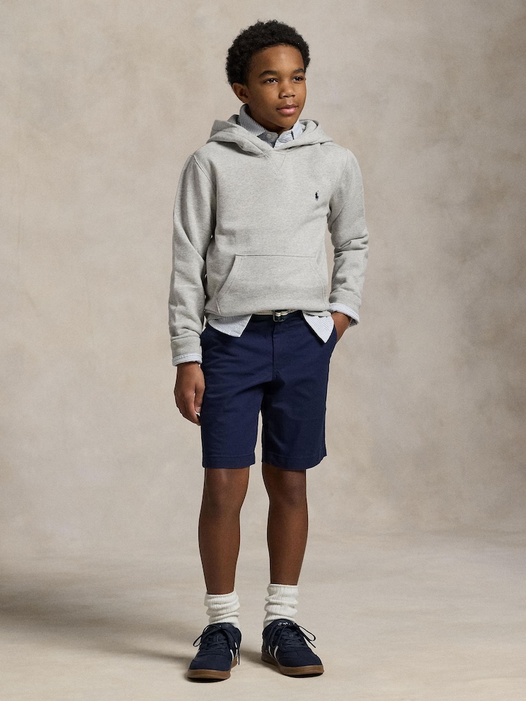 Polo Ralph Lauren Grey Boys Jersey Hoodie - Image 2 of 5