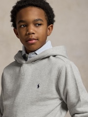 Polo Ralph Lauren Grey Boys Jersey Hoodie - Image 3 of 5