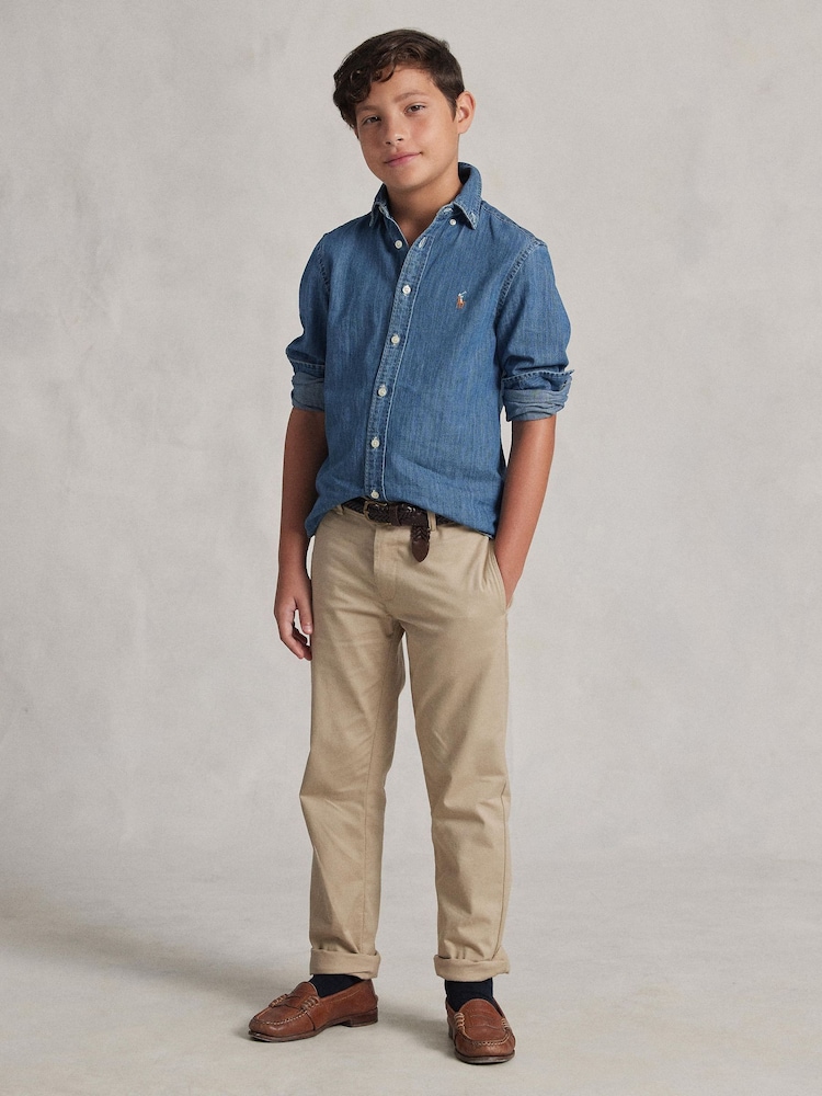 Polo Ralph Lauren Blue Denim Shirt - Image 2 of 6 Polo Ralph Lauren Blue Denim Shirt - Image 2 of 6