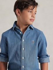 Polo Ralph Lauren Blue Denim Shirt - Image 3 of 6