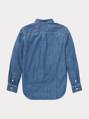 Polo Ralph Lauren Blue Denim Shirt - Image 6 of 6