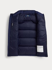 Polo Ralph Lauren Blue Down Puffer Gilet - Image 3 of 3