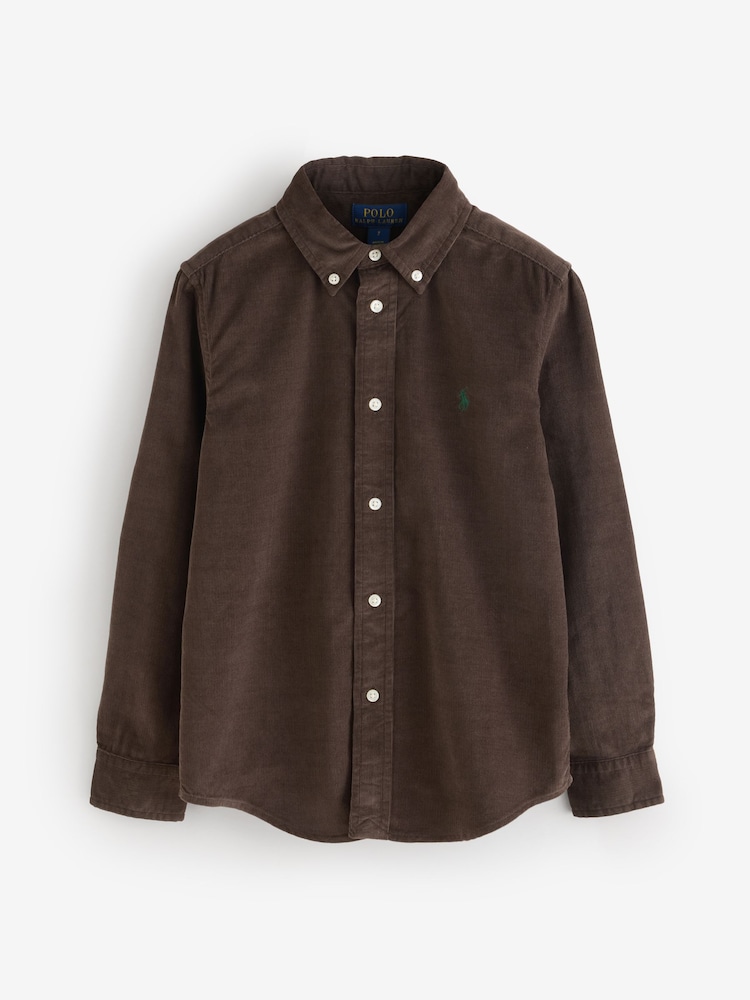 Polo Ralph Lauren Brown Boys Corduroy Shirt - Image 1 of 1 Polo Ralph Lauren Brown Boys Corduroy Shirt - Image 1 of 1