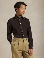 Polo Ralph Lauren Brown Boys Corduroy Shirt - Image 3 of 5