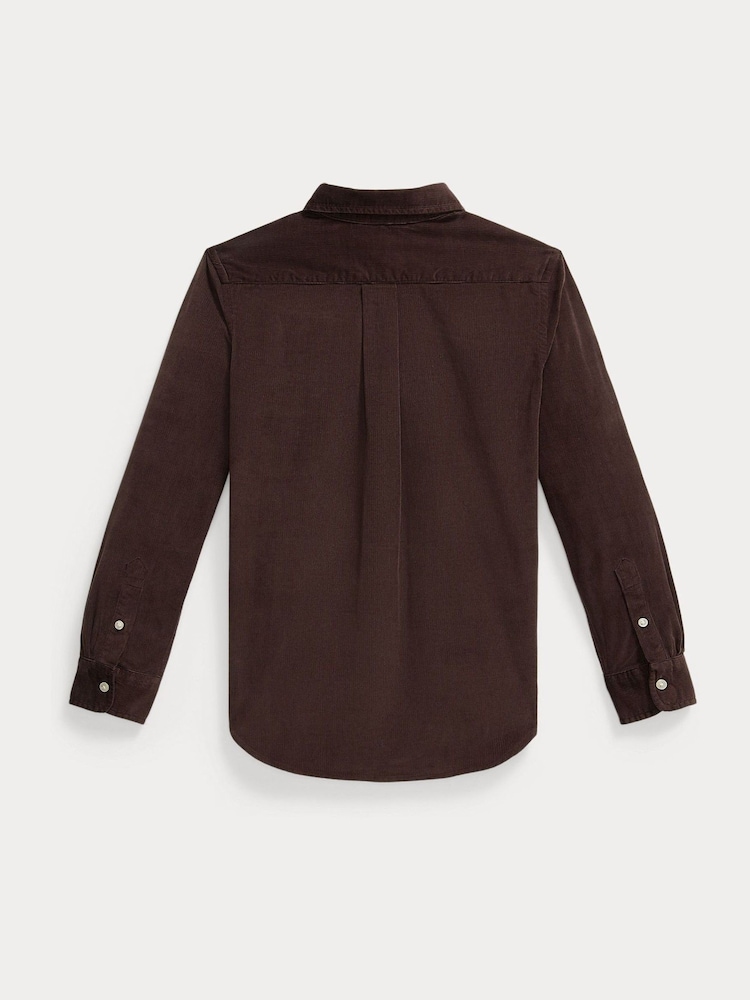 Polo Ralph Lauren Brown Boys Corduroy Shirt - Image 5 of 5 Polo Ralph Lauren Brown Boys Corduroy Shirt - Image 5 of 5