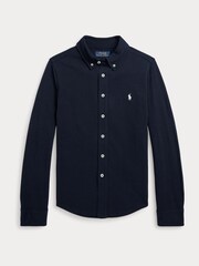 Navy - Maglietta con logo Polo Ralph Lauren - Immagine 4 di 5