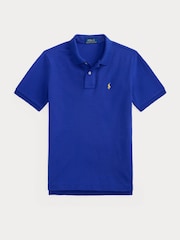 Azul - Polo Ralph Lauren Boys Cotton Pique Polo Shirt - Imagen 1 de 2