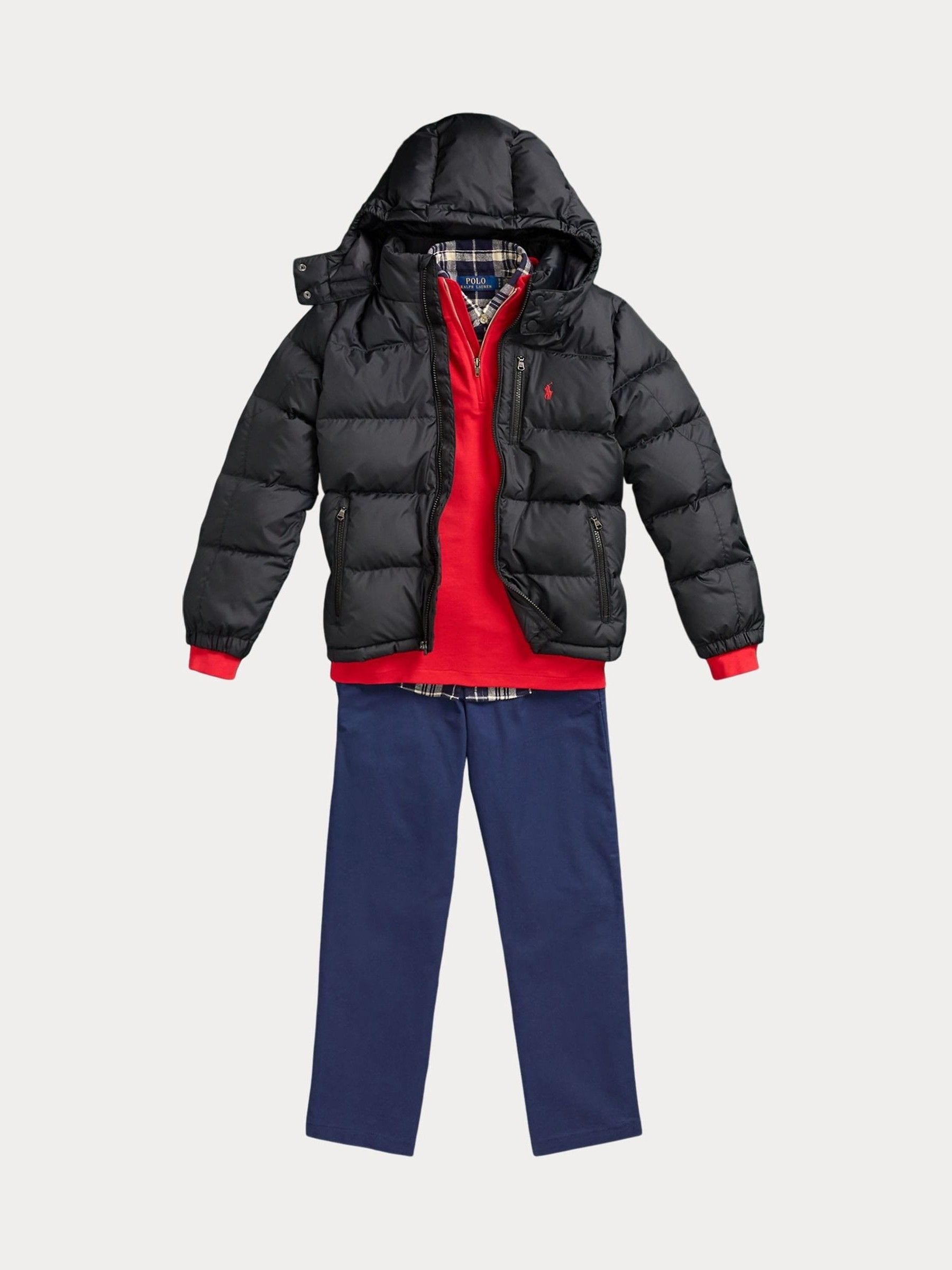 Przeglądaj Czarny - Polo Ralph Lauren Down Puffer Jacket z Next Polska