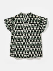 Mint Velvet Floral Print 100% Cotton Blouse - Imagen 8 de 9