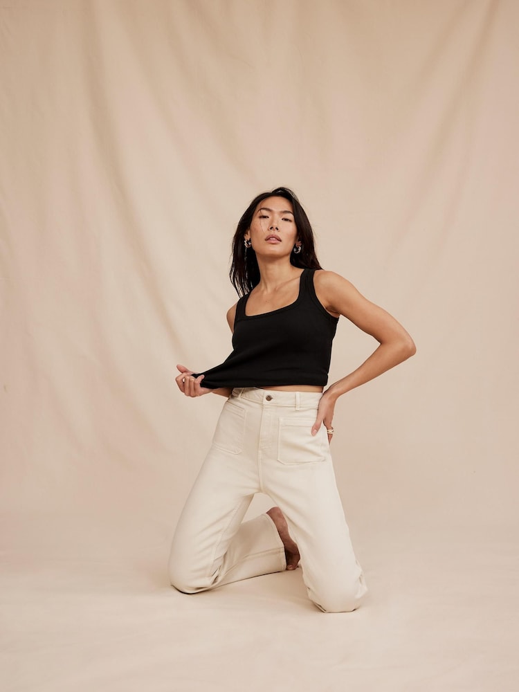 Mint Velvet Natural Wash Straight Jeans - Image 2 of 7