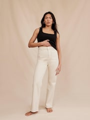Mint Velvet Natural Wash Straight Jeans - Image 4 of 7