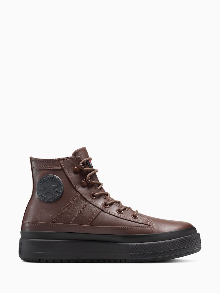 Buy Converse Brown Chuck Taylor All Star Waterproof Counter  display picture 1