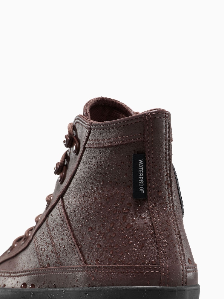 Converse Chuck Taylor All Star Waterproof Winter Boots Brown Mens Sz 9 Womans 11 Buy Converse Brown Chuck Taylor All Star Waterproof Counter  main image 2