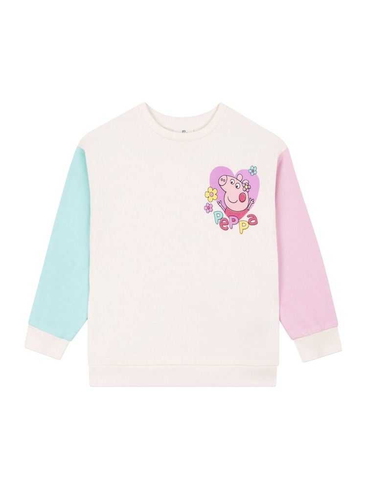 Character Cream Peppa Pig Sweatshirt - Image 1 of 12